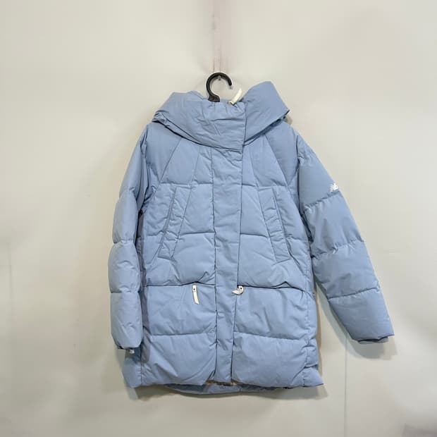 뉴발란스 여성 덕다운 패딩 85 55 라이트 블루