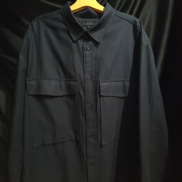 COS 코스 오버핏 포켓 셔츠