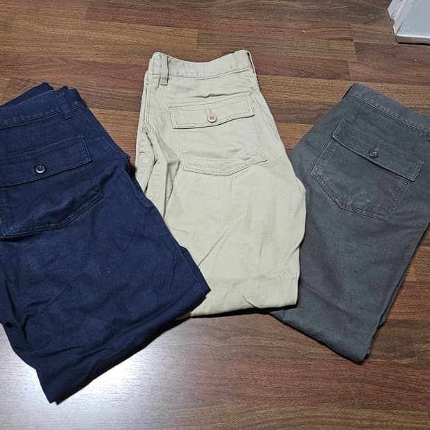 무탠다드 퍼티그 팬츠 (30사이즈, 3종 일괄)