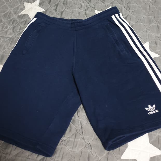 아디다스 파이어버드 코튼 하프팬츠 네이비 (M)