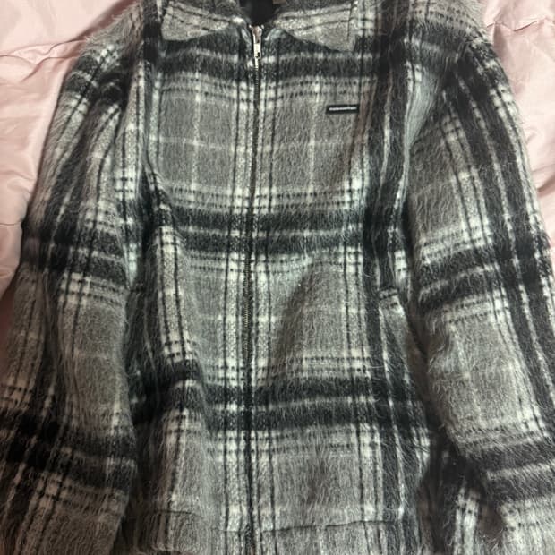 디스이즈네버댓 체크 자켓 m