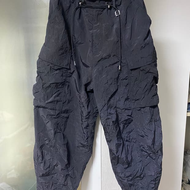 우영미 나일론 카고팬츠