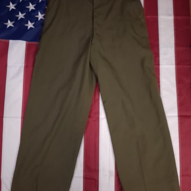 오리지날 미군 M-51 울 사지 바지