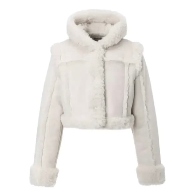 Threetimes Baby Hoodie Fur Coat