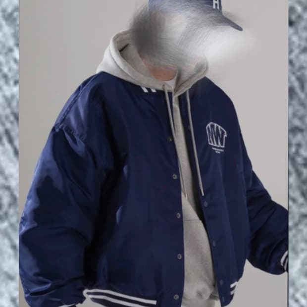 ( perstep) 퍼스텝겜빗 스타디움 자켓 네이비XL