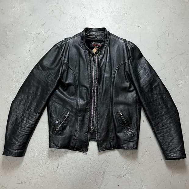 80's 빈티지 브룩스레더 카페레이서 자켓 빈티지 레더 자켓