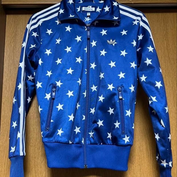 아디다스 오리지널스 스타 트랙탑 져지 블루