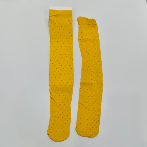 ly BASICS 옐로우 도트 오버니삭스