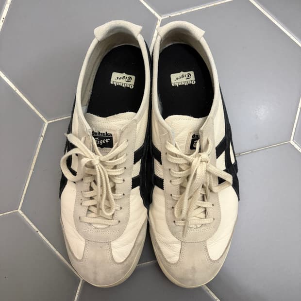 오니츠카 타이거 멕시코 66 빈티지 화이트 블랙 270