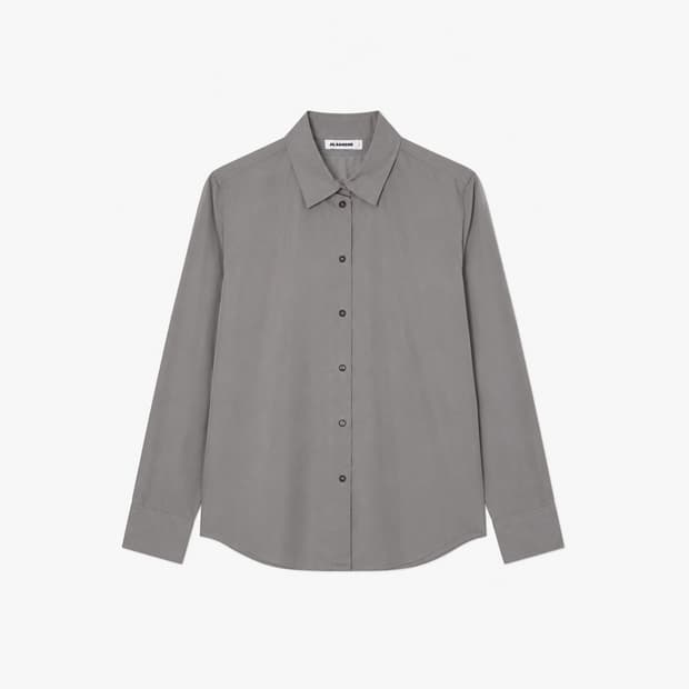 JIL SANDER 질샌더 실크 혼방 셔츠 (6610)