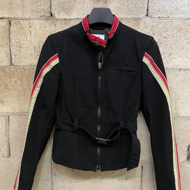 아르마니 익스체인지 벨티드 레이싱 자켓