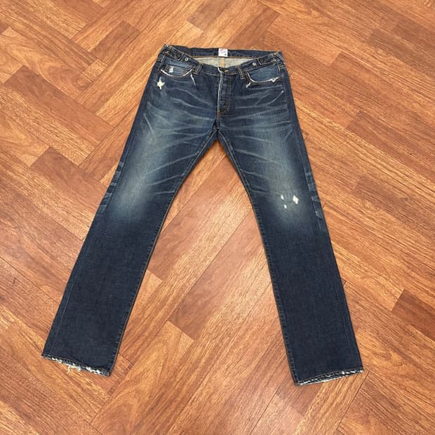 prps 워싱 데님 팬츠