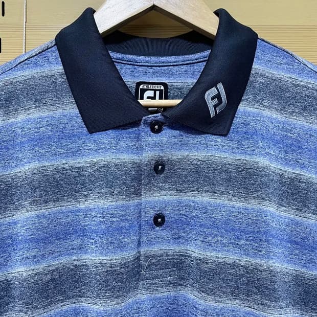 풋조이 남성 배색반팔PK티셔츠 XL사이즈