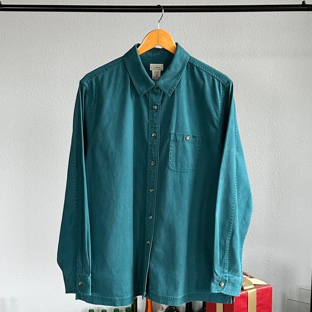 [L](새상품)L.L.Bean 엘엘빈 오버핏 여성 워크 셔츠