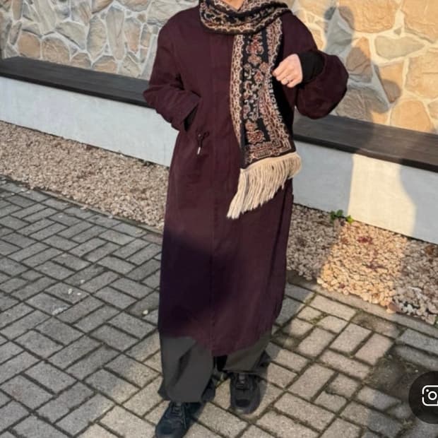 EE 누마레 GARMENT DYED 코트 wine