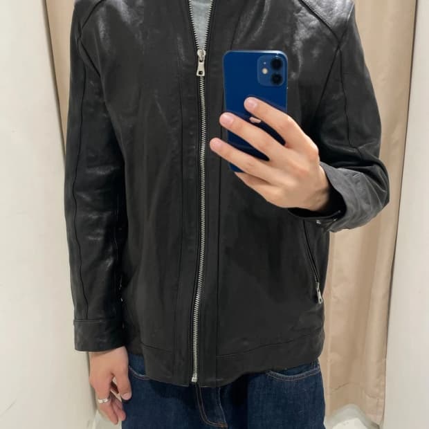 Selected 00's 이태리 차이나넥 양가죽 자켓 R2599