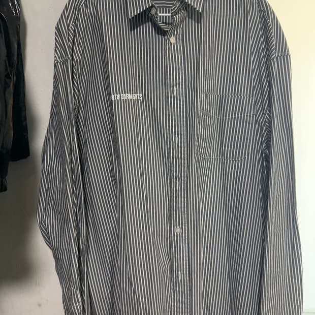 QT8 Garments 스트라이프 셔츠 xl