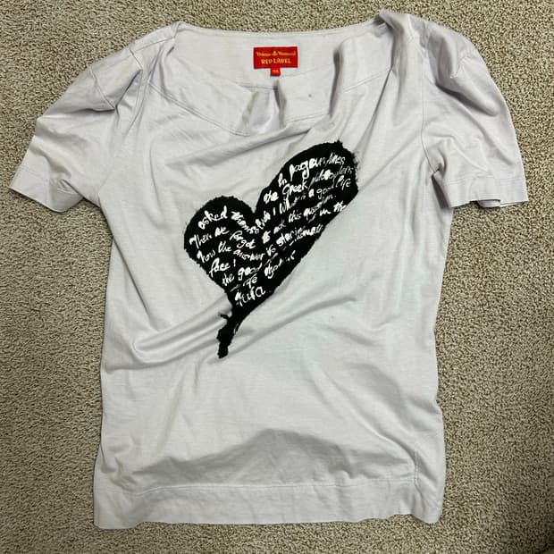 비비안웨스트우드 오픈숄더 티셔츠 