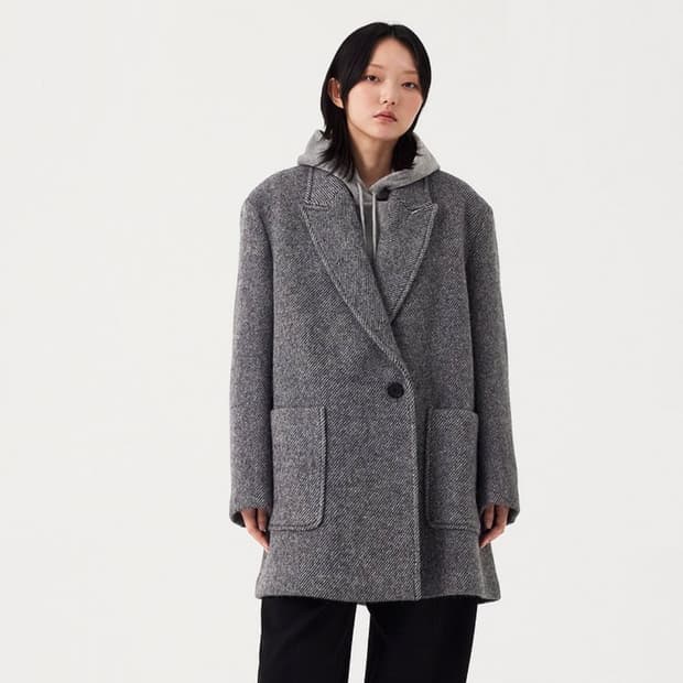 스튜디오톰보이(STUDIO TOMBOY) 빅트윌 테일러드코트 새상품 