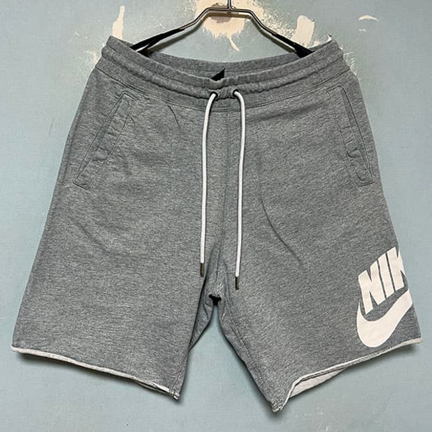 NIKE 나이키 스포츠 빅로고 컷오프 프렌치테리 반바지 쇼츠 L 32