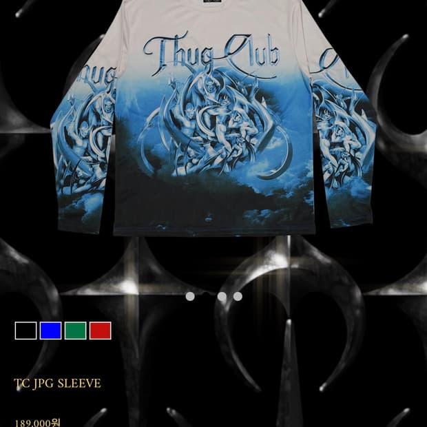 떠그클럽 사탄 롱슬리브 1사이즈