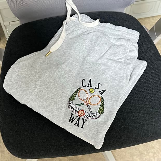 카사블랑카 Casablanca 스웨트팬츠 테니스 로고 XL