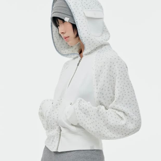 구함글) 뚜오미오 플라워 와플 후드집업 삽니다