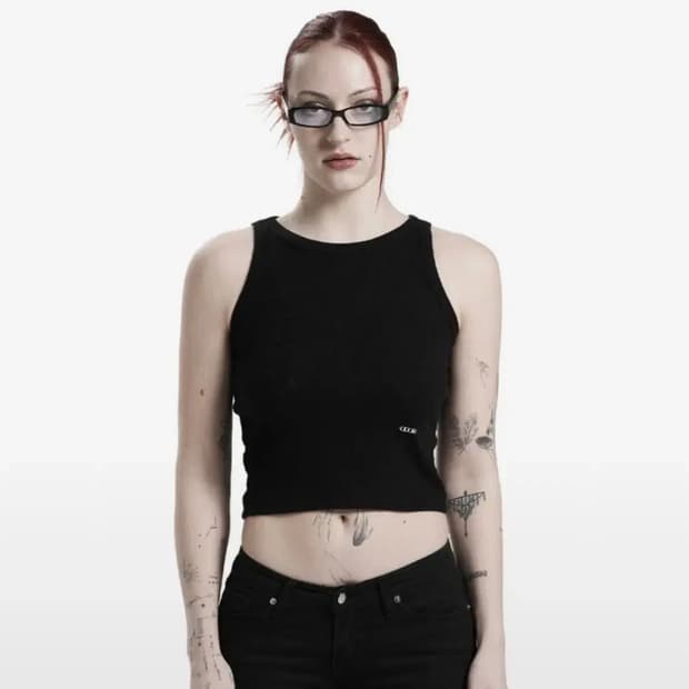 오도어 나시탑 슬리브리스 네이비