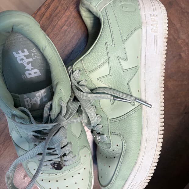 베이프 스타 민트색