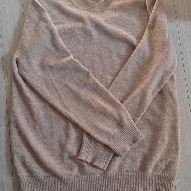 메종 마르지엘라 베이지 울알파카 니트 L사이즈