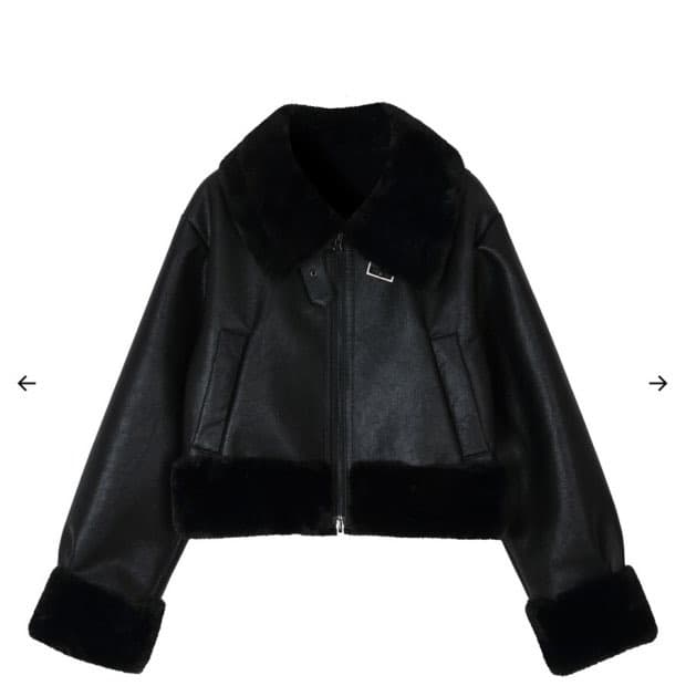 보헤미안서울 23FW 무스탕 자켓 블랙