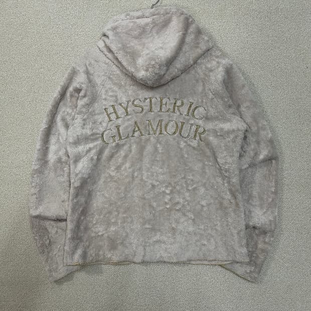 (S~M)  히스테릭 글래머 벨벳 퍼 후드 집업 
