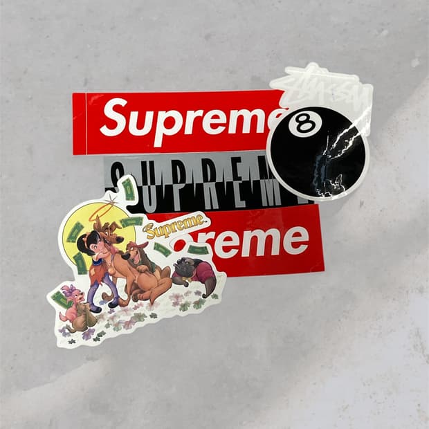 슈프림/스투시 스티커 일괄판매