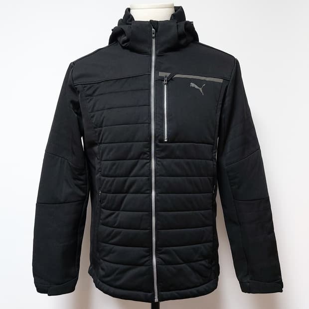 푸마 남성 누빔 후드 기모 자켓( L )

