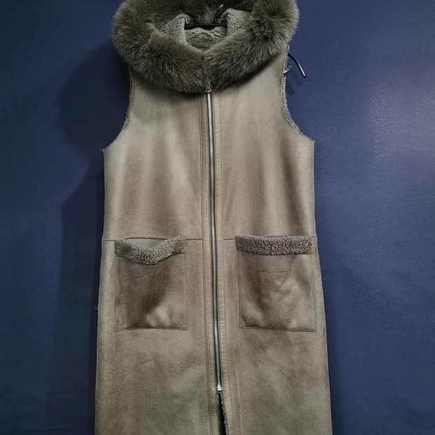 양모 폭스 베스트무스탕