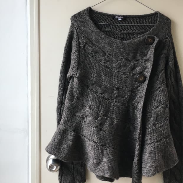 빈티지 니트 가디건