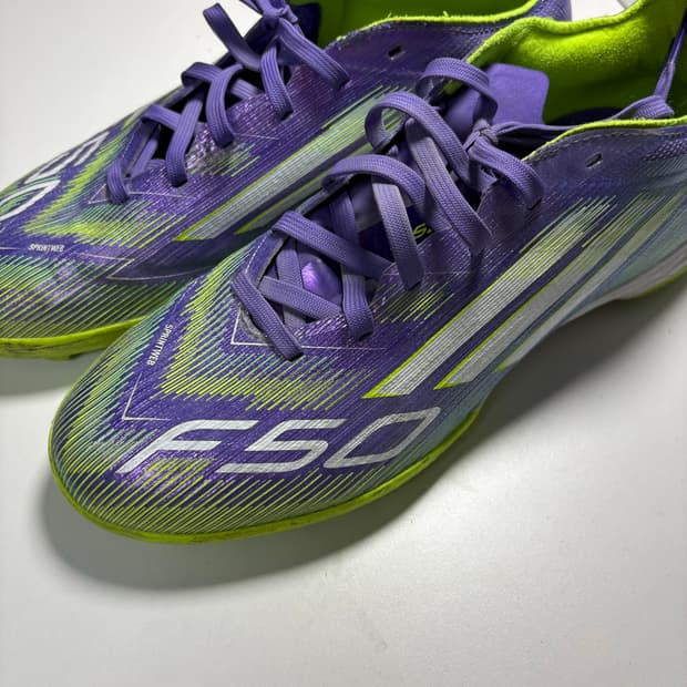 아디다스 F50 프로 TF 퍼플 러쉬 클라우드 화이트