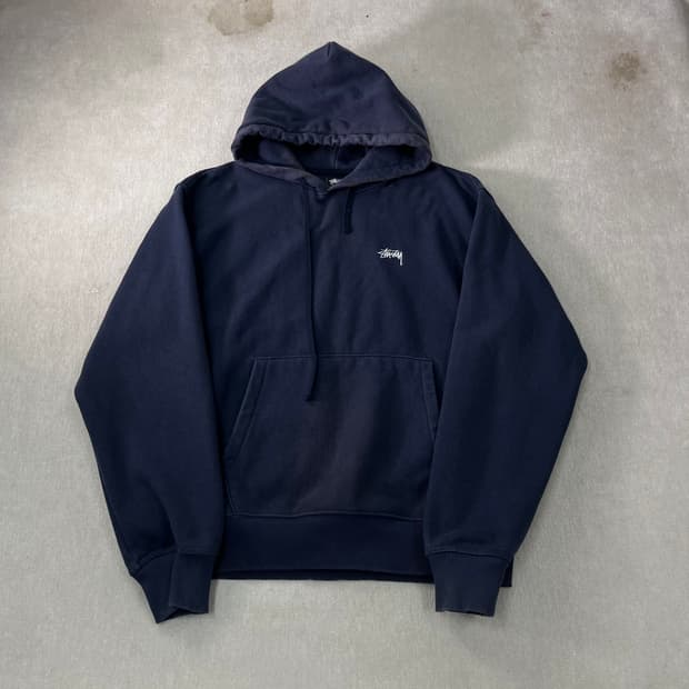 100 스투시 자수 로고 후드티