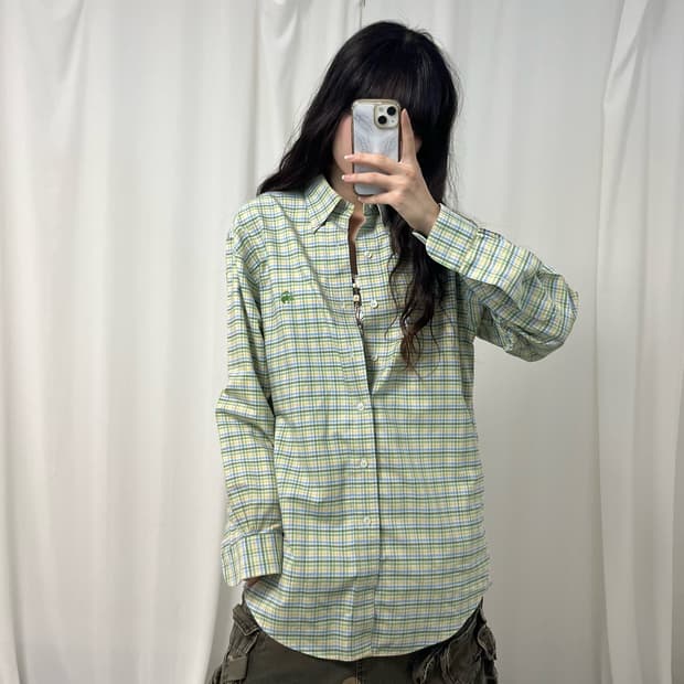 Brooks Brothers green check shirt