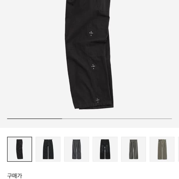 [3] 폴리테루 리벳 고시마 빈티지 차콜