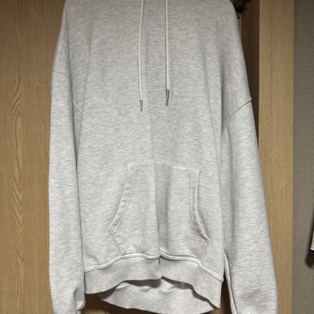 오트밀 기모 후디 2xl