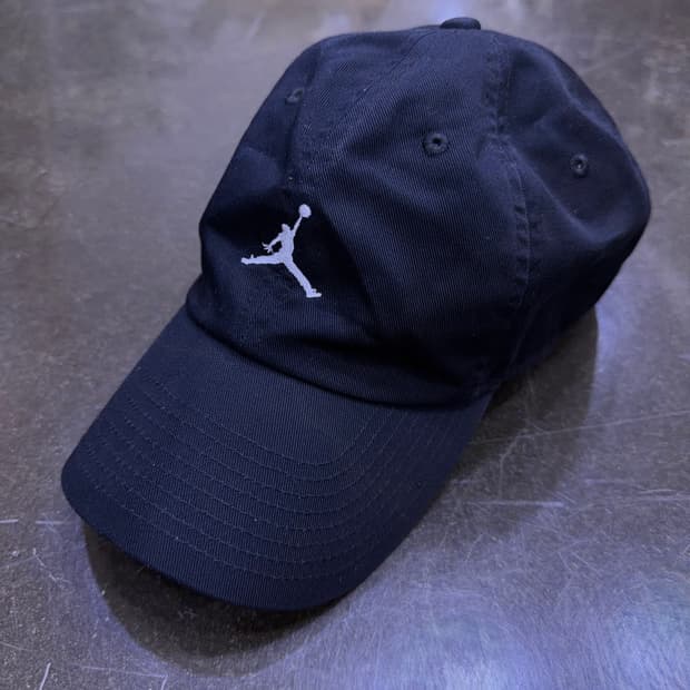 조던 점프맨 스몰 자수 볼캡 블랙 M L