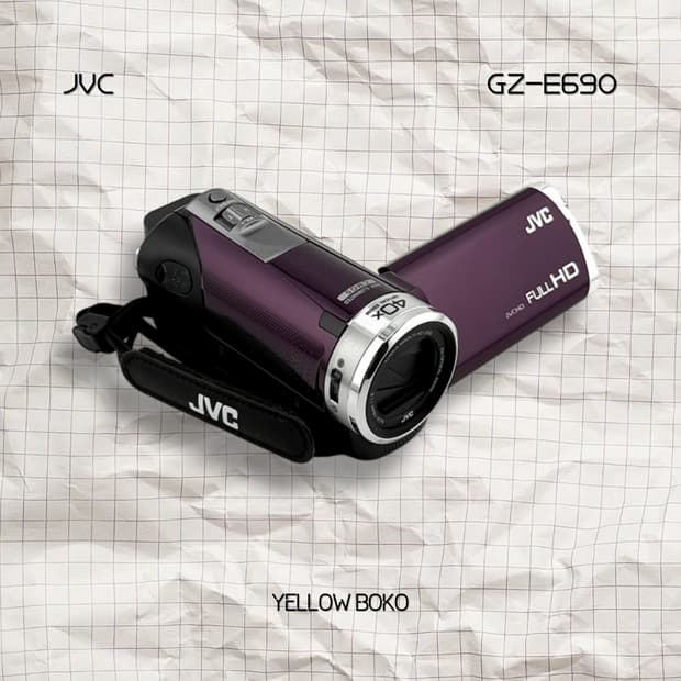 [레트로 무드] JVC 켄우드 GZ-E690 브이로그 비디오 캠코더