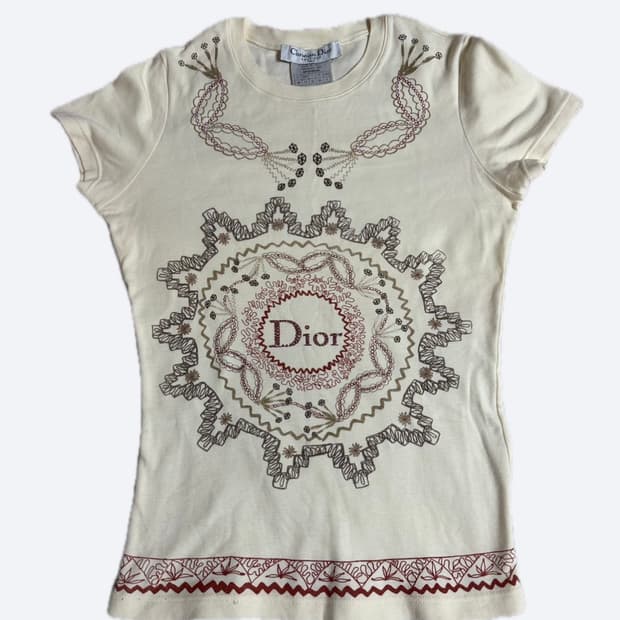 디올 반팔 티셔츠
