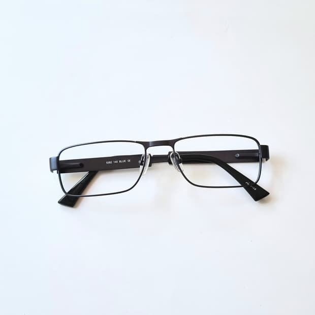 데드스탁 완벽한 오피스 사이렌 무드 슬림 메탈 스퀘어 안경테 805