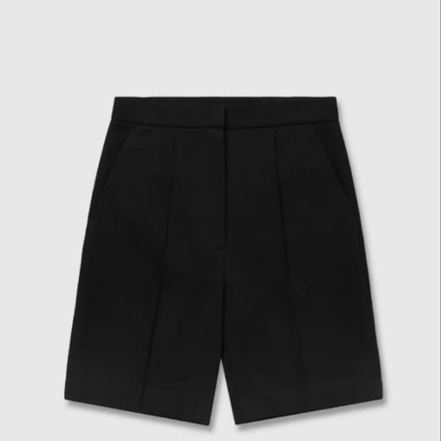 얼바닉30 래플스 하프 팬츠 블랙