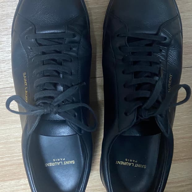 생로랑 앤디 스니커즈 블랙 42