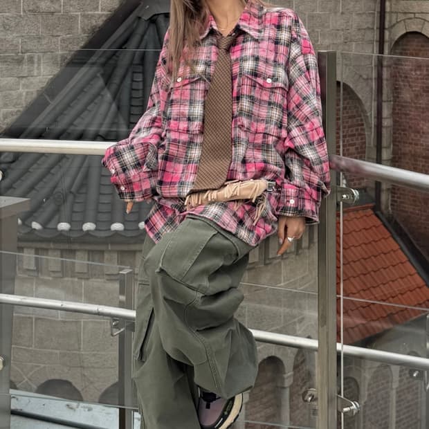 에즈이프캘리 WASH PARACHUTE CARGO PANTS 카고팬츠