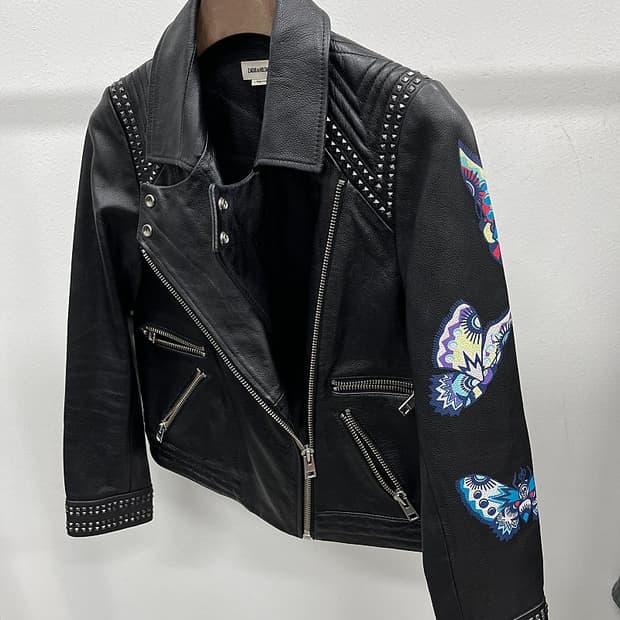 여) 쟈딕 스터드 라이더자켓 