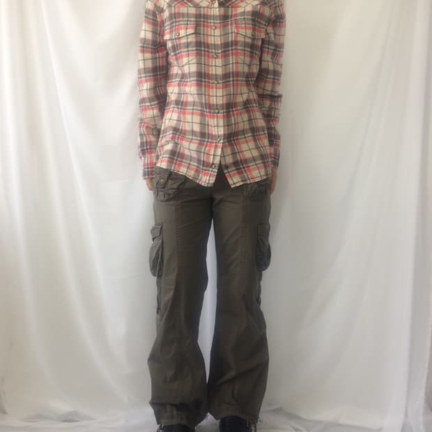 Check pattern shirt